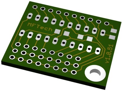 Board for R/C Receiver Adapter Chip