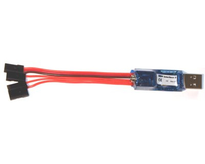 USB-Interface II (with fixed JR receiver cord)