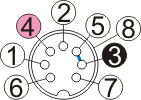 7-polige DIN-Buchse (Multiplex)